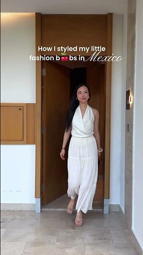 How I styled my little fashion b00bs in Cancun, Mexico ☀️🏝️ #summerfashion
