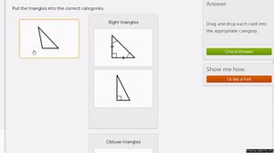 Classifying shapes by line and angles types