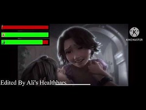 Tangled (2010) Final Battle with healthbars