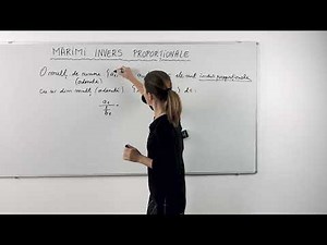 Mărimi invers proporționale - Matematică - Clasa a VI-a