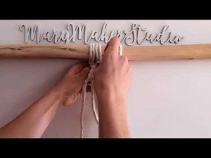 How to tie a Berry Knot Macrame