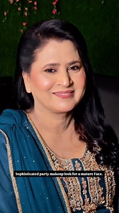 Sophisticated party makeup look for a mature Face.♥️ isn’t she beautiful?🥹🤗 | Angels Salon