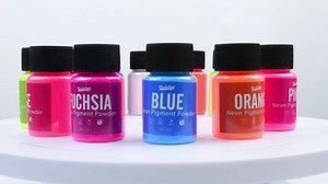 Neon Pigment Powder for Adult Hobby - 12x10g Premium Fluorescent Powder, Epoxy Resin Pigments Powder for Nail Art, Painting, Candle, Soap Making, Neon Paint Long Lasting for Decoration, DIY Crafts