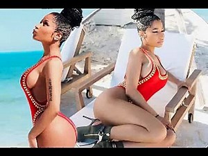 Nicki Minaj shows off her enviable curves in sexy swimsuit as she celebrates turning 34 in Turks and