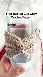 14K views · 164 reactions | Looking for a quick crochet project? Try the Twisted Crochet Cup Cozy! Learn more here: https://www.nickishomemadecrafts.com/twisted-linked-crochet-cup-cozy/ #crochet #diycrafts #learntocrochet #crochetpattern #yarn | Crochet Patterns & Tutorials by Nicki's Homemade Crafts | Facebook