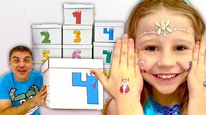 Nastya and dad are learning the Alphabet and Numbers Educational Videos for Toddlers | Like Nastya Lovers