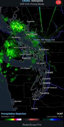 Seeing some showers moving in... Currently light rain in Lynden. | Whatcom County Weather