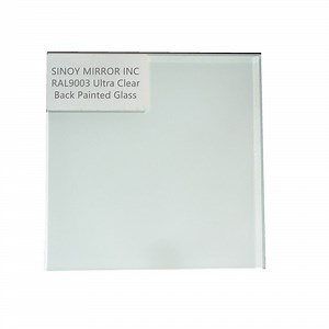 [Hot Item] Ultra Clear Pure White Back Painted Glass
