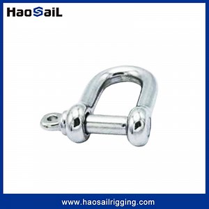 [Hot Item] Rigging Hardware Stainless Steel D Shackle with Collar Bin