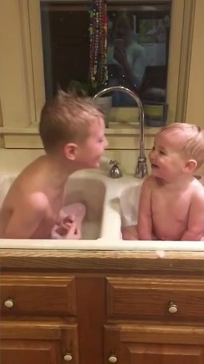 What happens when brothers shower together