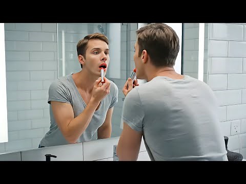 The Magic Lipstick | Male to Female | tg tf transformation | MTF body swap | mtf boy to girl
