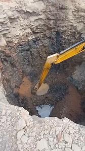 39K views · 243 reactions | SANY Excavator Amazing 50ft deep well digging | Amazing Machine | Facebook