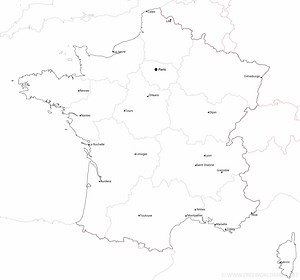 Mapa Fisico Francia Para Imprimir