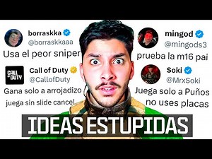 Hice sus IDEAS ESTUPIDAS en WARZONE 3...