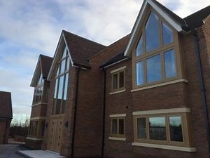 Beautiful Residence 9 installation by Central Windows Stafford in Eccleshall, fabricated by CWG Choices #alternativetotimber #recognisedinstaller #flush | Residence Collection