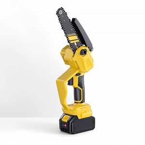 [Hot Item] Cordless Brushless Electric Chain Saw Powered by Lithium Battery Handheld Chainsaw DIY Garden Tool