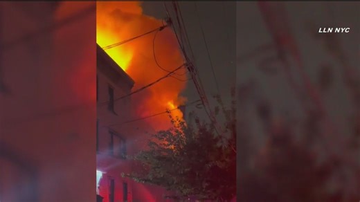 6 firefighters injured after Jersey City fire spreads to several buildings
