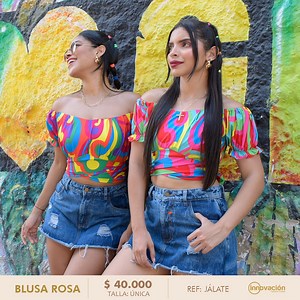 Una blusa que te hará lucir divina siempre 💕 💖Blusa Rosa: $40.000 🔘Tallas: ÚNICA 📞Solicita tus pedidos a través de WhatsApp 57 3046391622 . . . #moda #tendencia #glamour #ropa #estilo #mayoristas #tiendaderopa 📸 | Innovacion Fashion Outlet