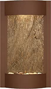 Serene Waters Water Feature with Green Featherstone (Woodland Brown Trim)