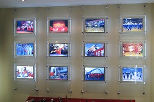 [Hot Item] A3 A4 Advertising Light Boxes Magnetic Frame Slim LED Window Display