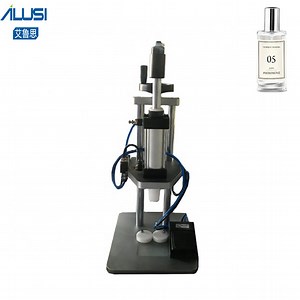 [Hot Item] Fully Pneumatic Operated Semi Automatic Perfume Collar Press Machine