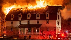 Historic Cumberland County building damaged in fire