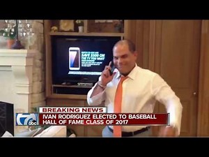 Former Tigers catcher Ivan Rodriguez elected to Baseball Hall of Fame