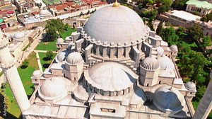 Istanbul aerial views of main attractions
