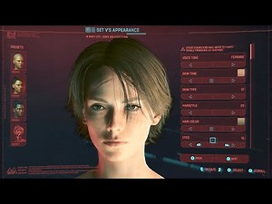 Sarah Miller (The Last of Us) Cyberpunk 2077 character creation