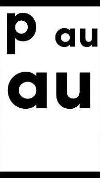 Je lis des syllabes avec le son « au » 📗#françaislangueétrangère #lireenfrançais #syllabe #lire