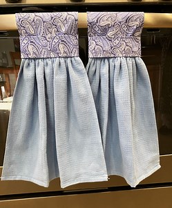 Pair of Hanging Kitchen Towels, Oven Door Towel, Decorative Towel. No Snaps or Buttons - Etsy