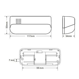 [Hot Item] Intelligent 2-in-1 Infrared Sensor Automatic Sliding Door Activation and Presence Sensor