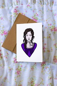 Carte de Madame Susan | Cadeau Jane Austen | Amour et amitié 2016 Film - Etsy France