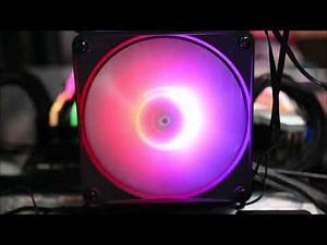 NZXT F120 RGB CORE風扇燈光效果