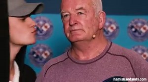 10K reactions · 1K shares | Two titans of amateur table tennis come face-to-face: Hamish’s Dad versus some kid called 'Justin Bibler'... | Hamish & Andy | Facebook