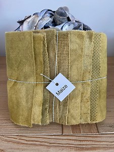 Hand Dyed Wool Fabric, 8 Maize Fat 1/16 Sixteenth for Primitive Rug Hooking - Etsy