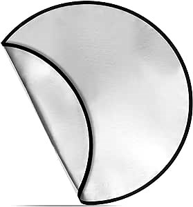 40'' Fire Pit Mat for Deck Fireproof,Double-Sided Aluminum Foil Round Fire Pit Pad Mats Protector for Solo Bonfire/Grill/Stove,Heat Resistant Shield for Wood/Concrete/Floor/Grass/Patio