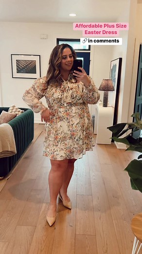 25K views · 339 reactions | For $36? Yes please! Love this perfect plus size Easter / spring dress! What do you think? #plussizestyle #easterdress #springstyle #affordablefashion | Callie Richards | Facebook