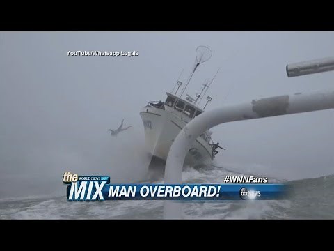 VIDEO: Pro-Surfer Jumps Ship to Avoid Waves