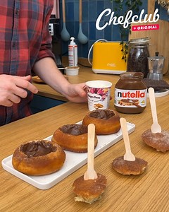 Donut Latte & Bourbon Ice Cream! A beautiful & boozy dessert 🍩🍨 | Chefclub Scotland