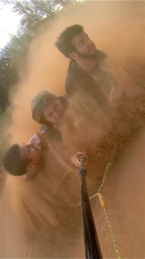 Being dragged in the dirt! #gopro | Insane Stunts