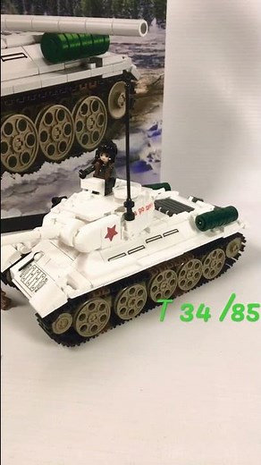 Sluban T 34/85 (Lego tank)