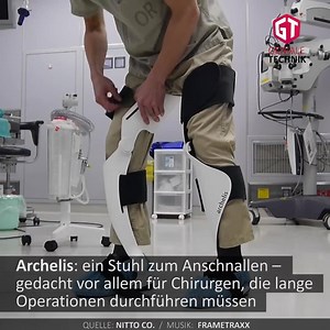 Stehhilfe für Menschen welche Berufe im Stehen ausüben müssen Standing aid for people who have to do jobs while standing | Powertools-Machines