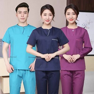 [Hot Item] Hospital Uniforms Set Hospital Uniforms Cap Nurse Hospital Uniforms Pants Scrubs Hospital