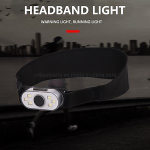 [Hot Item] Wholesale Mini LED Lighting for Head Torch Lamp Camping Emergency Head Torch Light Auto Sensor LED Headlight Rechargeable LED Headlamp
