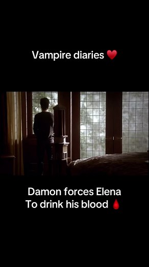 Damon Compels Elena in The Vampire Diaries Scene