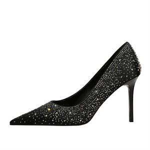 [Hot Item] Luxury Fashion Plating Evening Party Dress Design Ladies Shoe