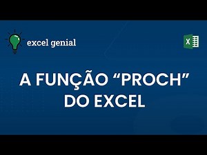 The Excel PROCH function - the horizontal VLOOKUP function.