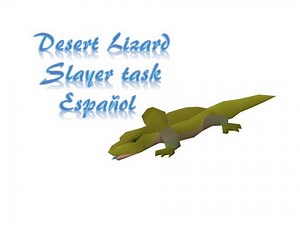 Desert Lizard - Slayer task OSRS Español