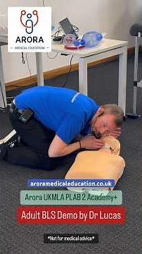 👨‍⚕️Adult BLS (Basic Life Support) Quick Demo… #UKMLA #CPSA #plab2